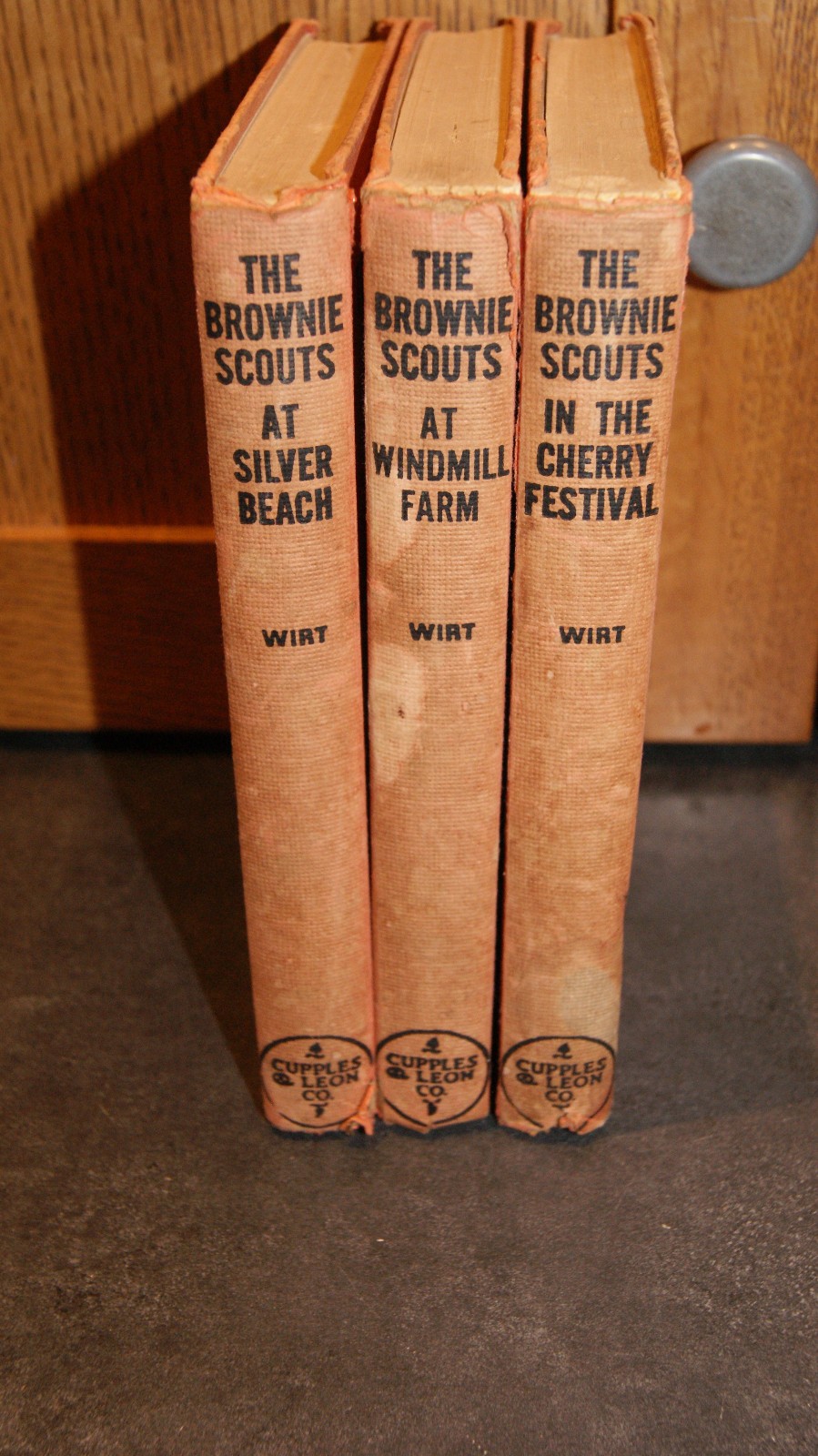 Lot of 3 Brownie Scouts Books by Mildred Wirt Silver Beach, Windmill Farm 1950s