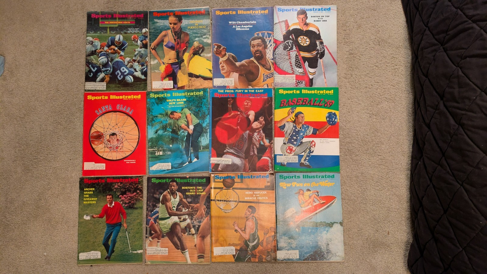 SPORTS ILLUSTRATED 1969 -Thirty-One Issues – You Pick!