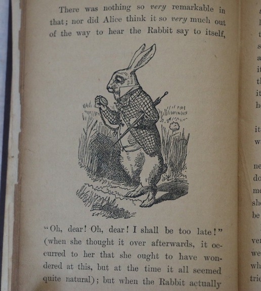 Scarce Antique Alice’s Adventures in Wonderland, Illust John Tenniel, c 1890