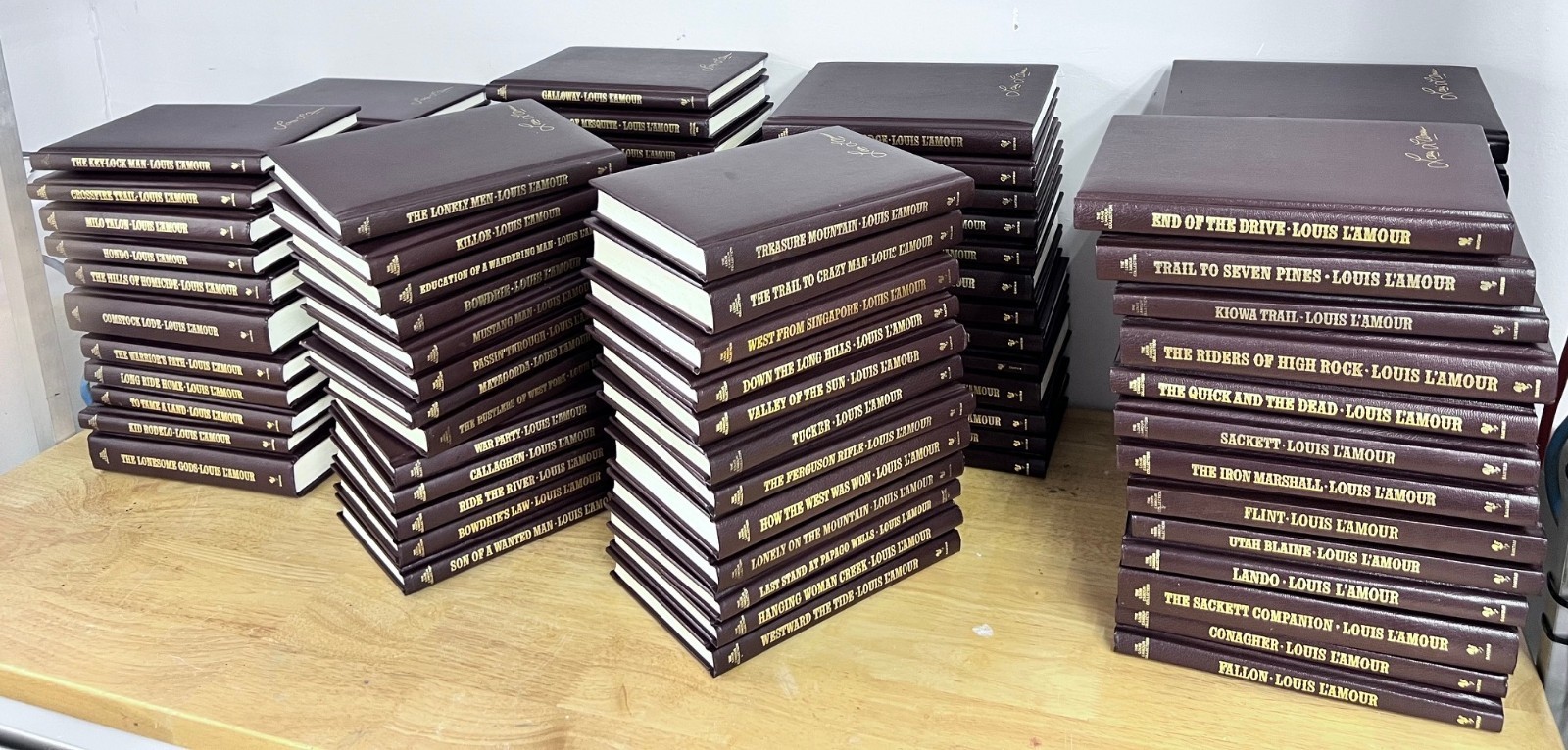 Louis L’Amour Leatherette Hardcover Books (Sold Individually) Read description!!