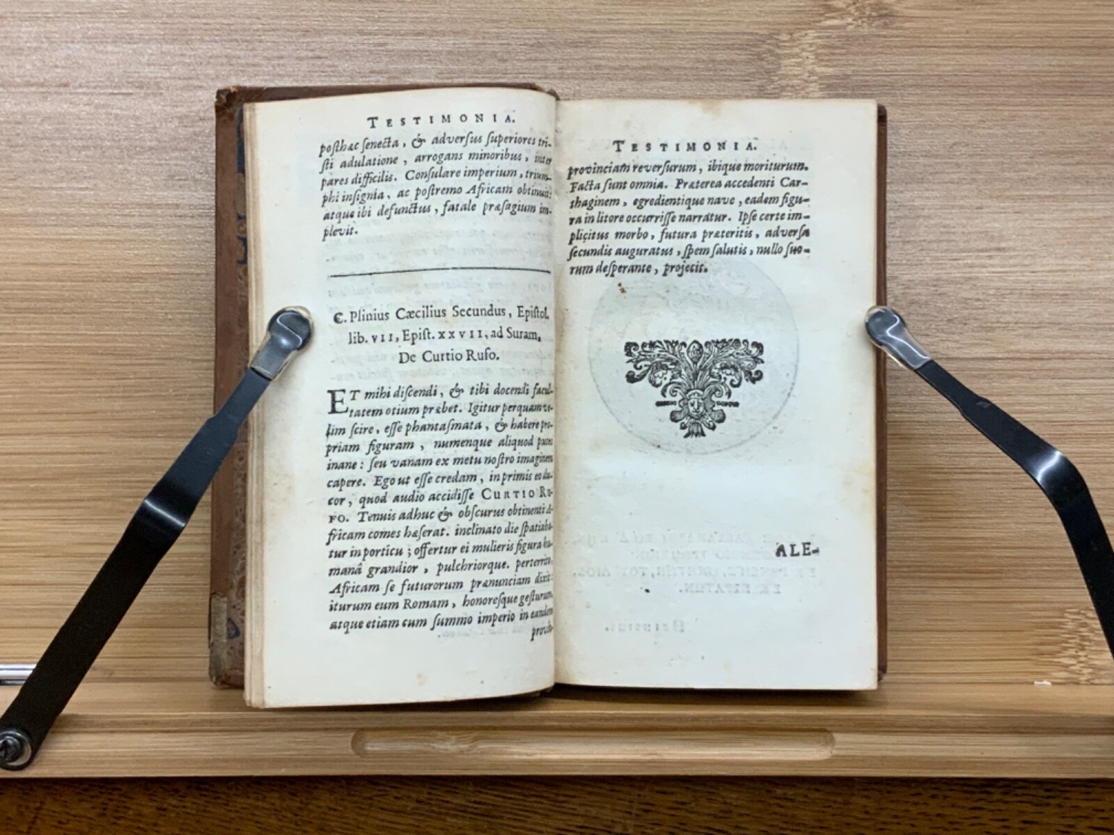 1660 Q. Curtii Rufi, Historiarum libri: Alexander Magnus. Elzevir Publishing