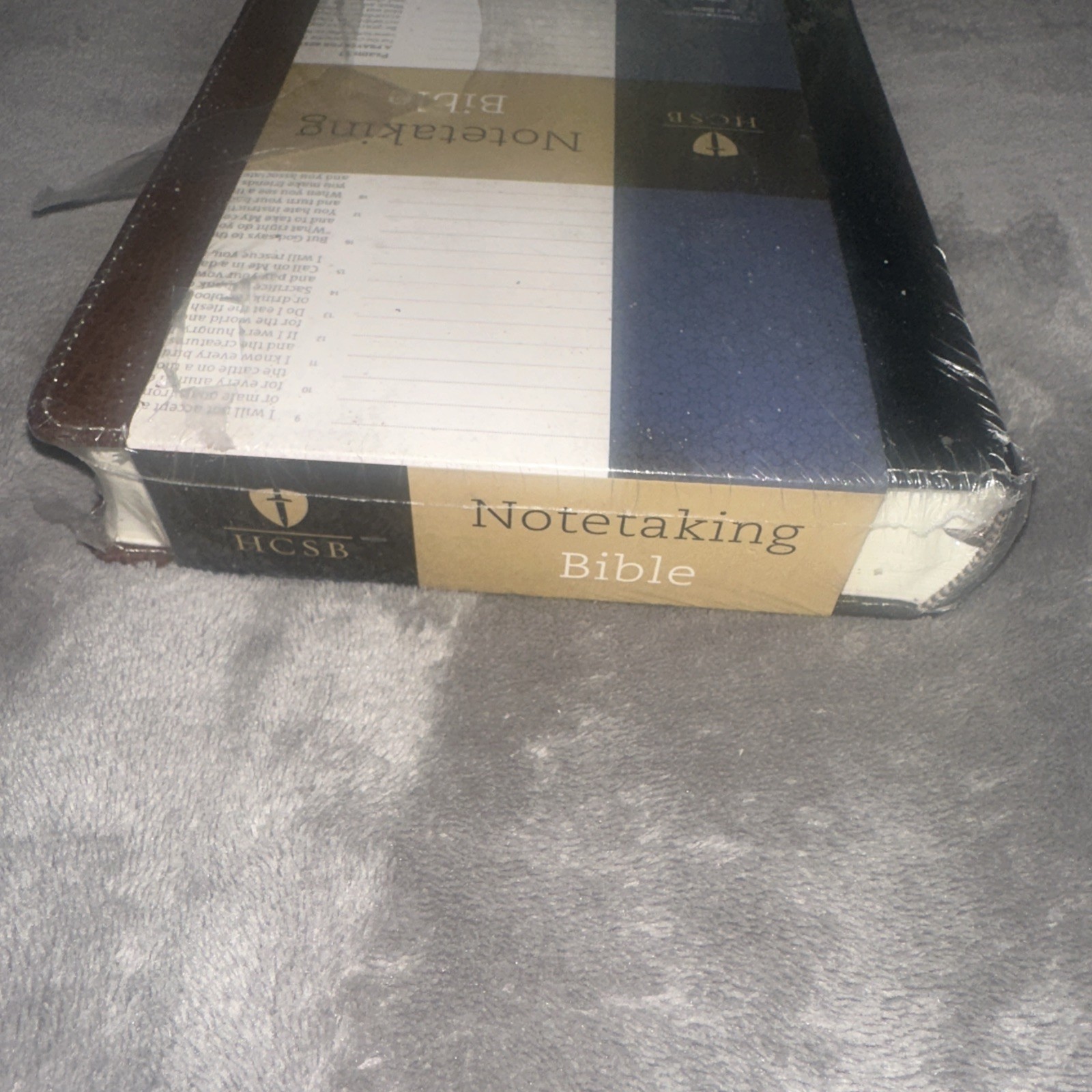NEW HCSB Notetaking Bible By Holman Bible Publishers Christian Standard *READ*