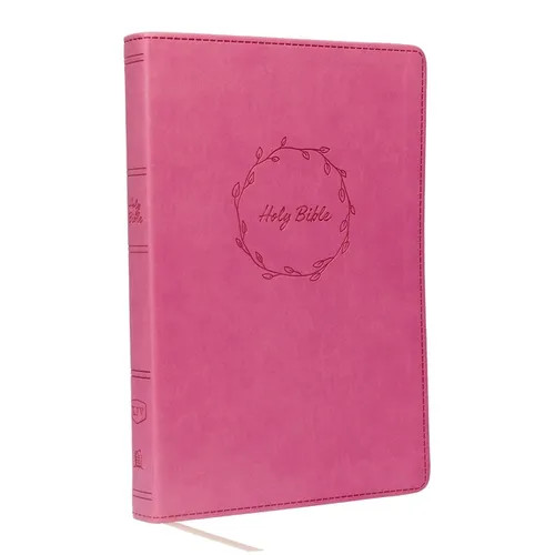Kjv, Value Thinline Bible, Large Print, Leathersoft, Pink, Red Letter Edition