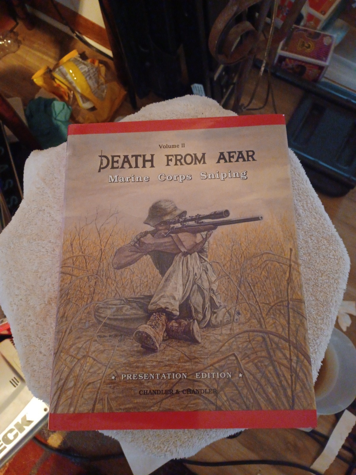 Roy Chandler Death From Afar Volume 2 Marine Corp Sniping 1st Ed w/ dj #309