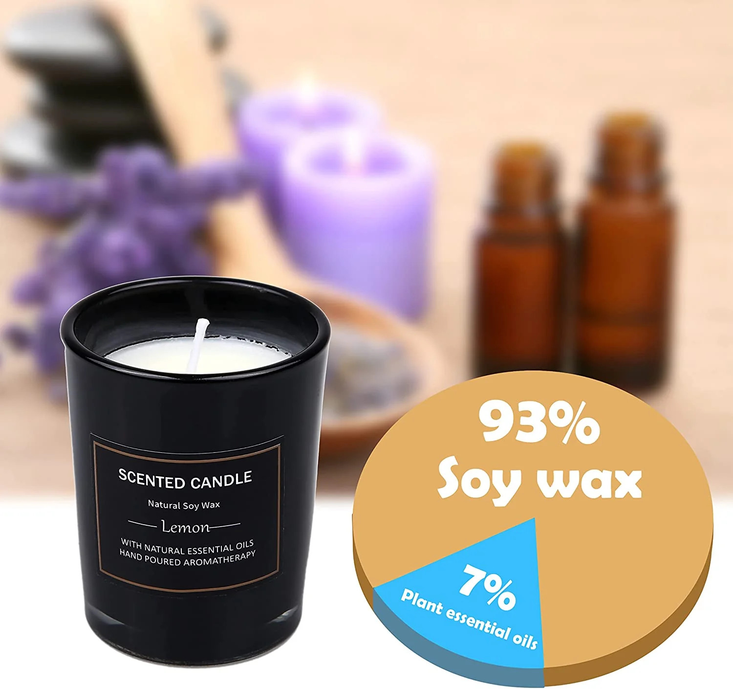 12 Pack Scented Candles Gift Set 2.5oz Aromatherapy Candle Soy