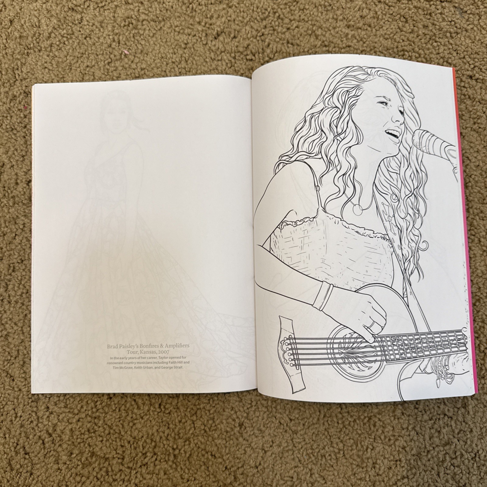 Taylor Swift Coloring Book 2025 BHG Specials 40 Designs of Taylor to Color! NEW