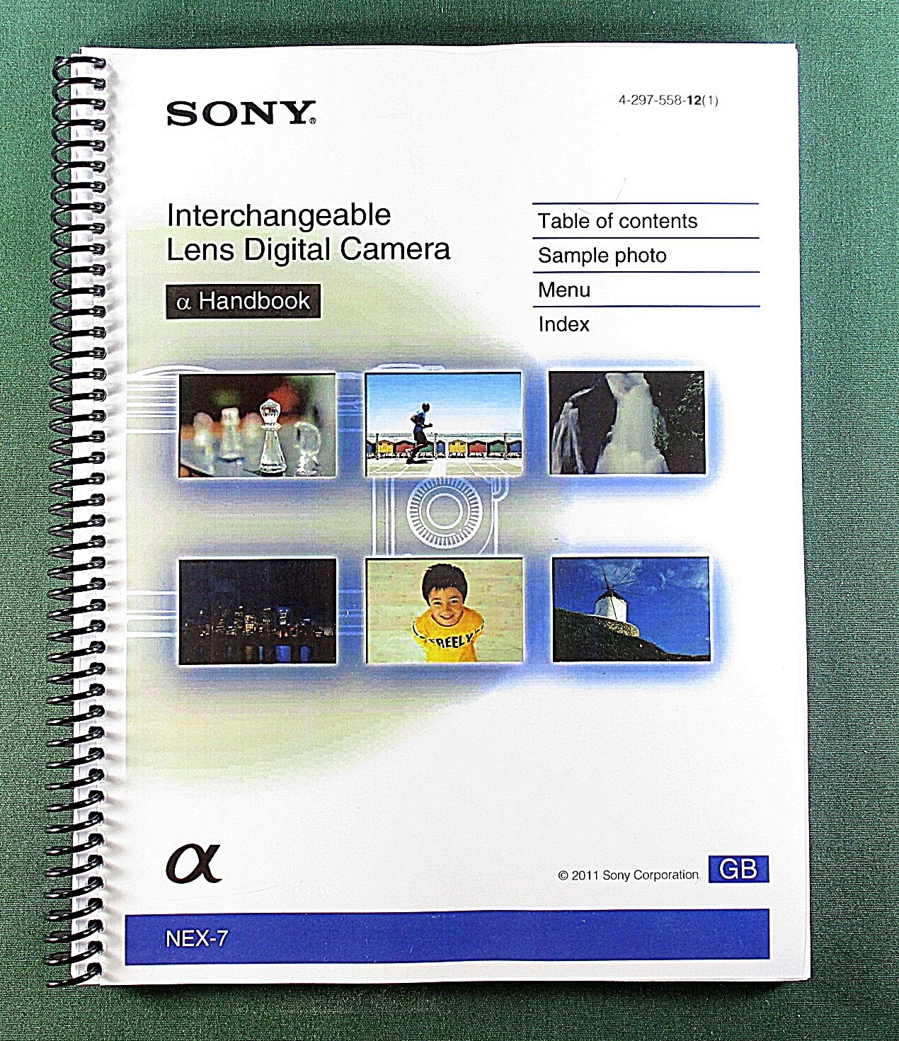 Sony NEX-7 Handbook Manual: Full Color 211 Pages & Protective Covers!