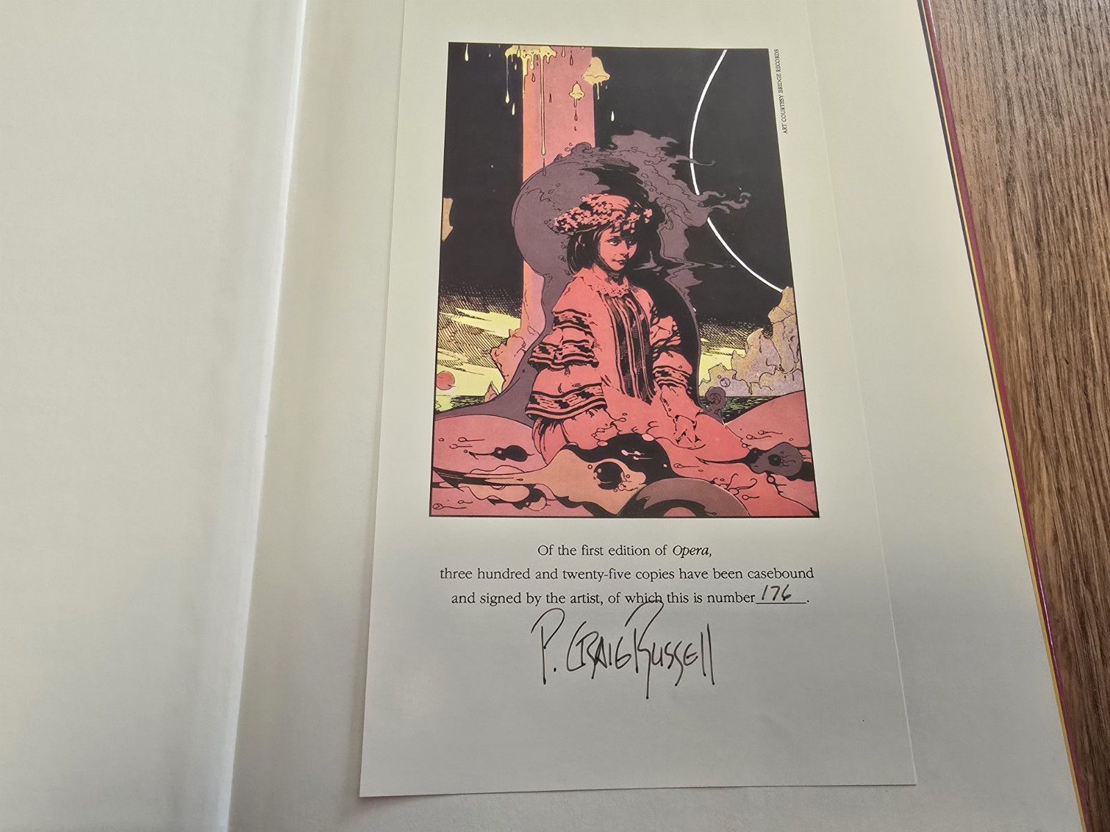 Opera Hardcover Signed and Numbered 1990 Eclipse Books P. Craig Russell