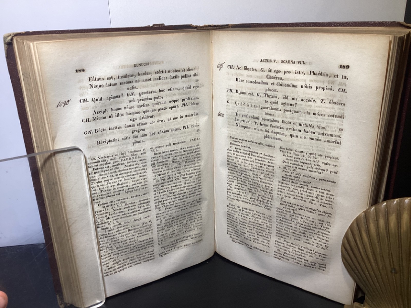 Mid-1800s P. Terentii Afri Comoediae – Richard Bentley Comedies Of Terence