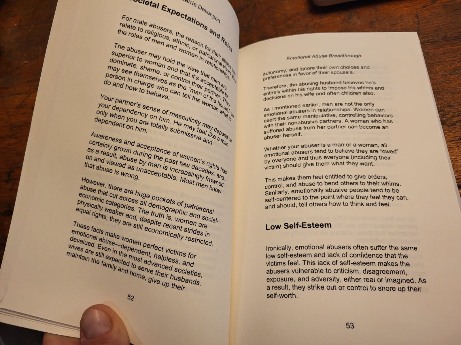 EMOTIONAL ABUSE BREAKTHROUGH: HOW TO SPEAK UP… By Barrie Davenport LIKE NEW