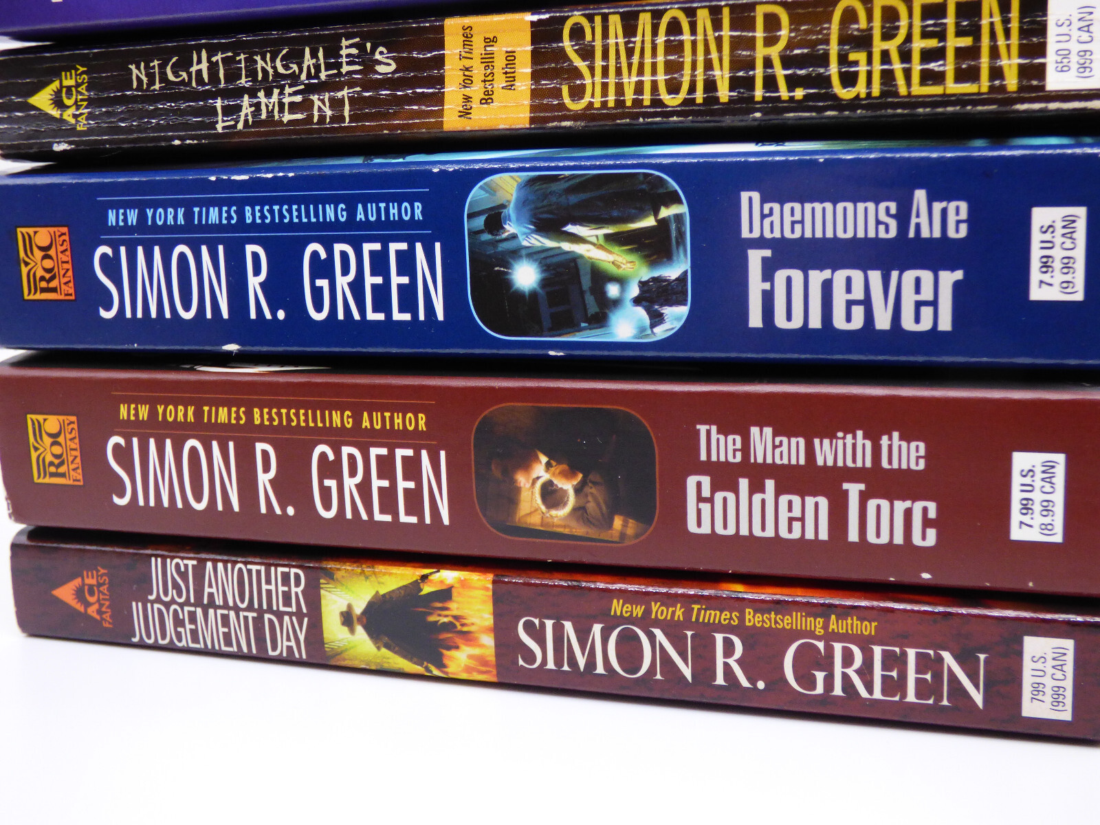 Simon Green Books – Lot of 5 – MM Paperback