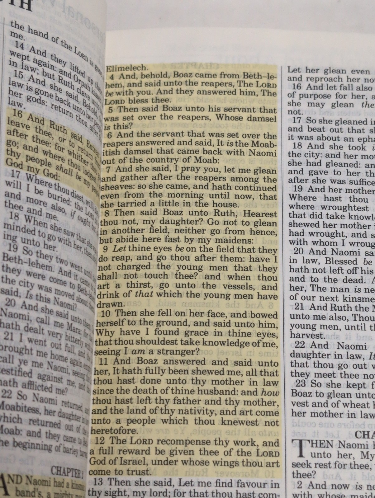 Holy Bible with personal commentary by Oral Roberts 1981 Genuine Leather Concord