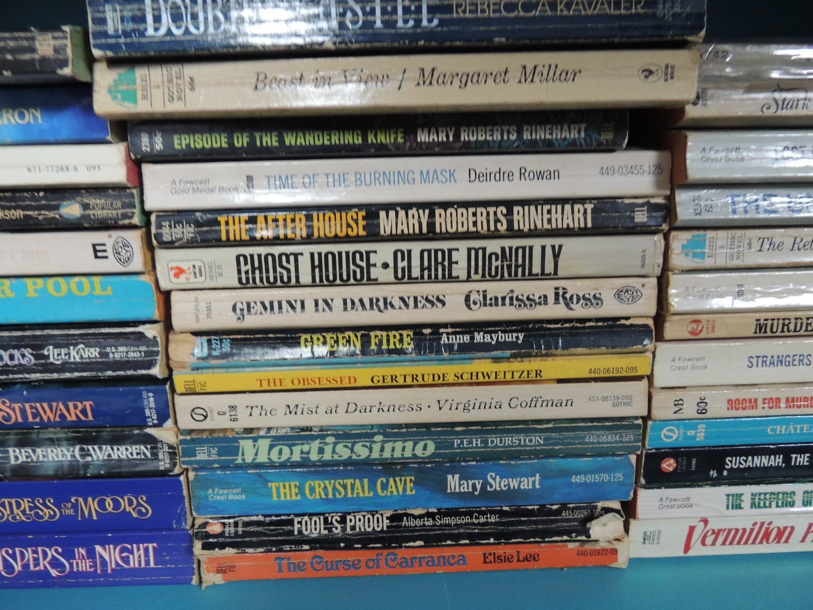 38 Vintage Romantic Suspense/Gothic Pbs..various authors