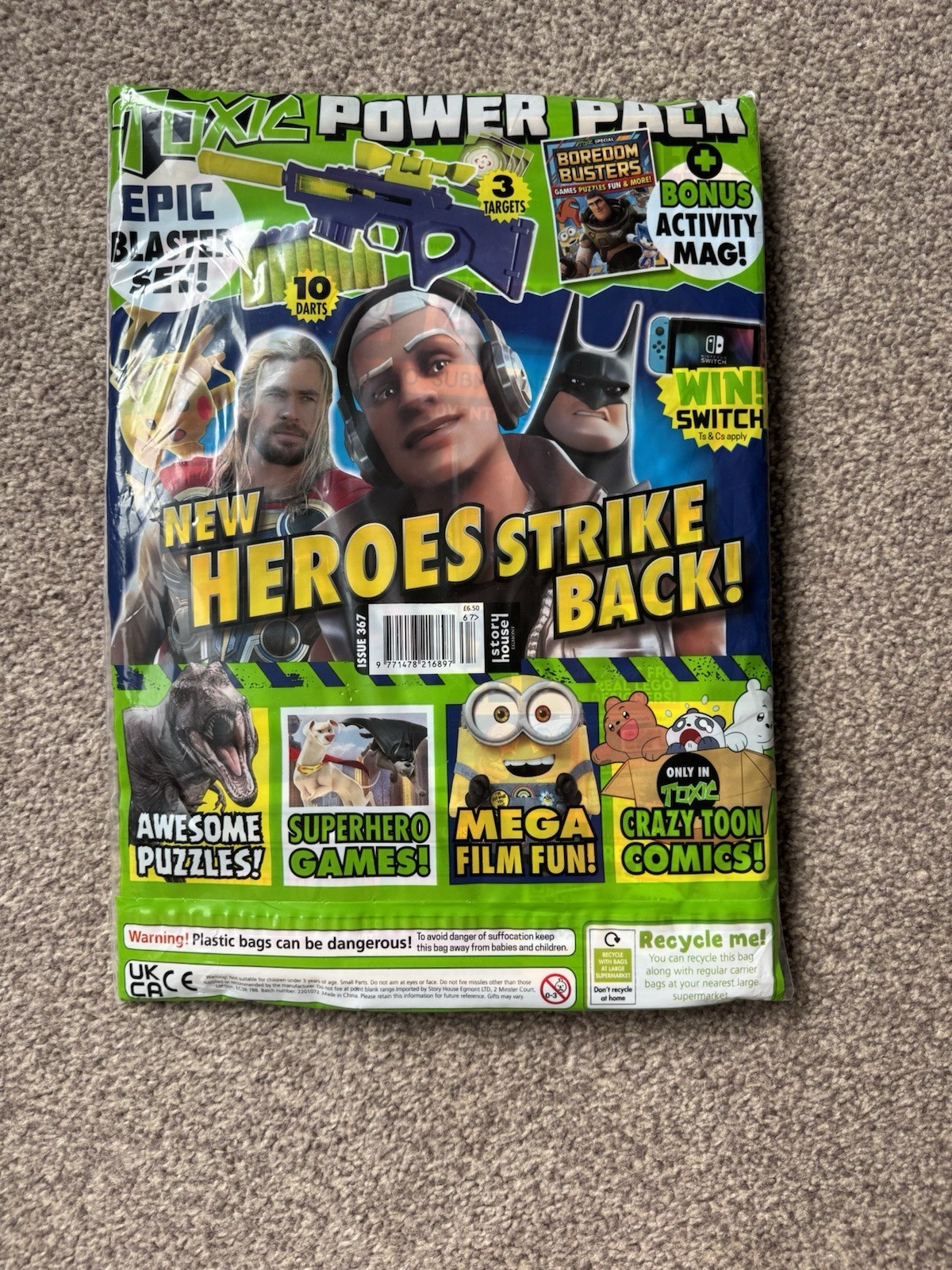Toxic Magazine Issue 367 Power Pack Brand New & Sealed