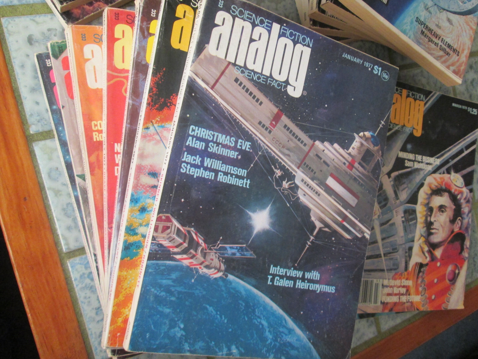 Analog Science Fiction – Science Fact – Multiple Titles to Choose From 1975-1989