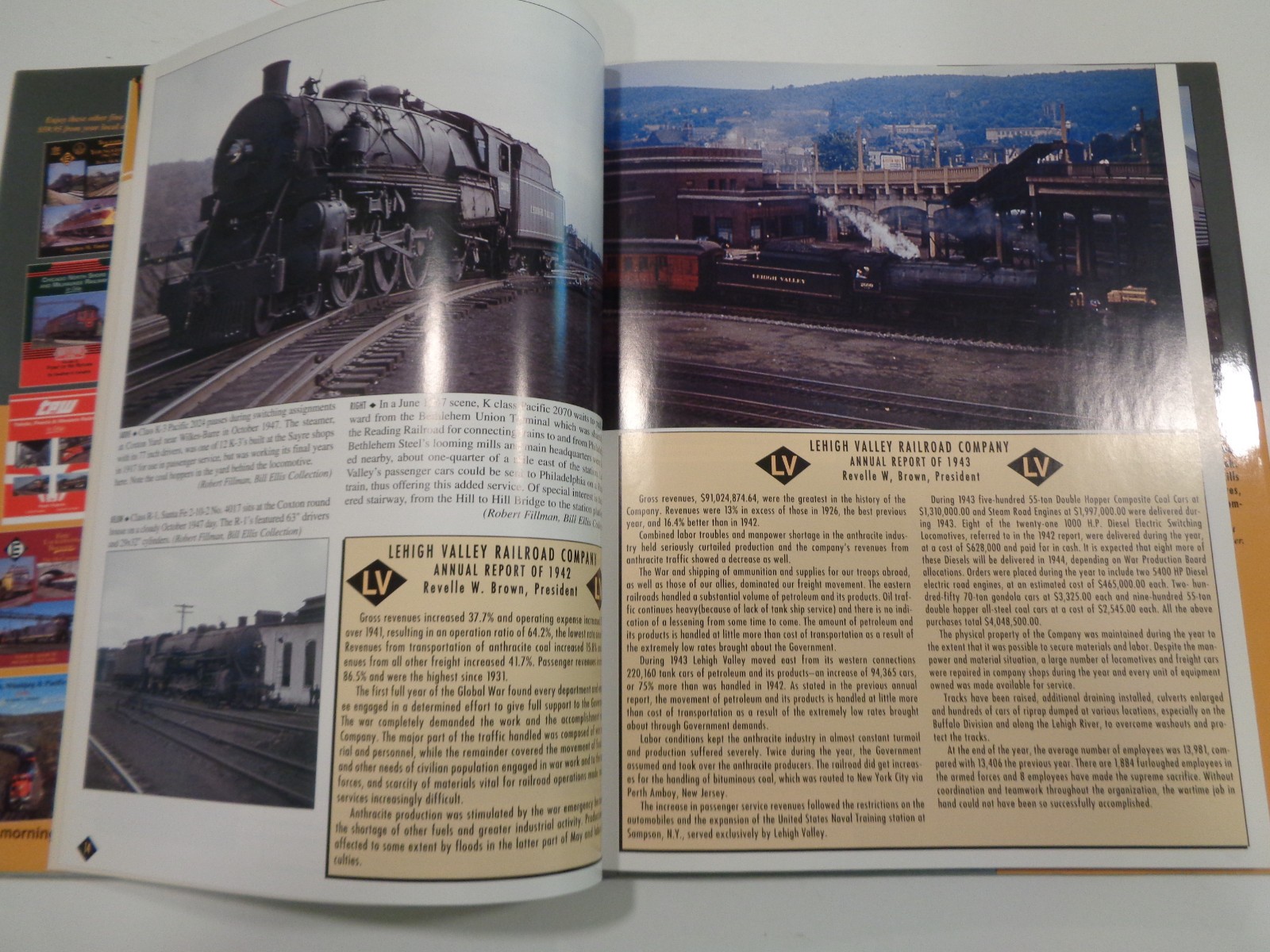 Lehigh Valley 4 in Color HBDJ Railroad History Morning Sun Books