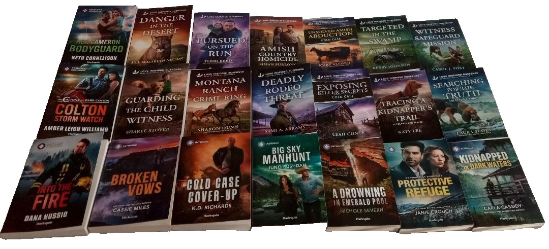 Lot of 21 Harlequin Intrigue Love Inspired Suspense and Romantic Suspense 2026