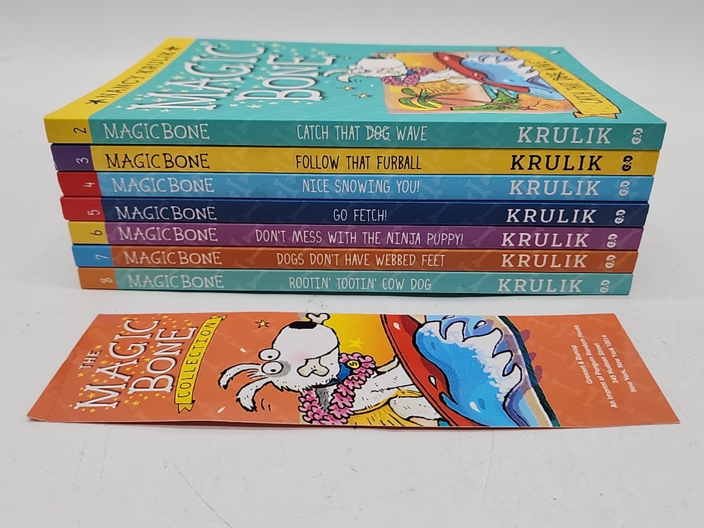 MAGIC BONE Book Lot Set 2 3 4 5 6 7 8 Nancy Krulik Chapter Paperback Collection