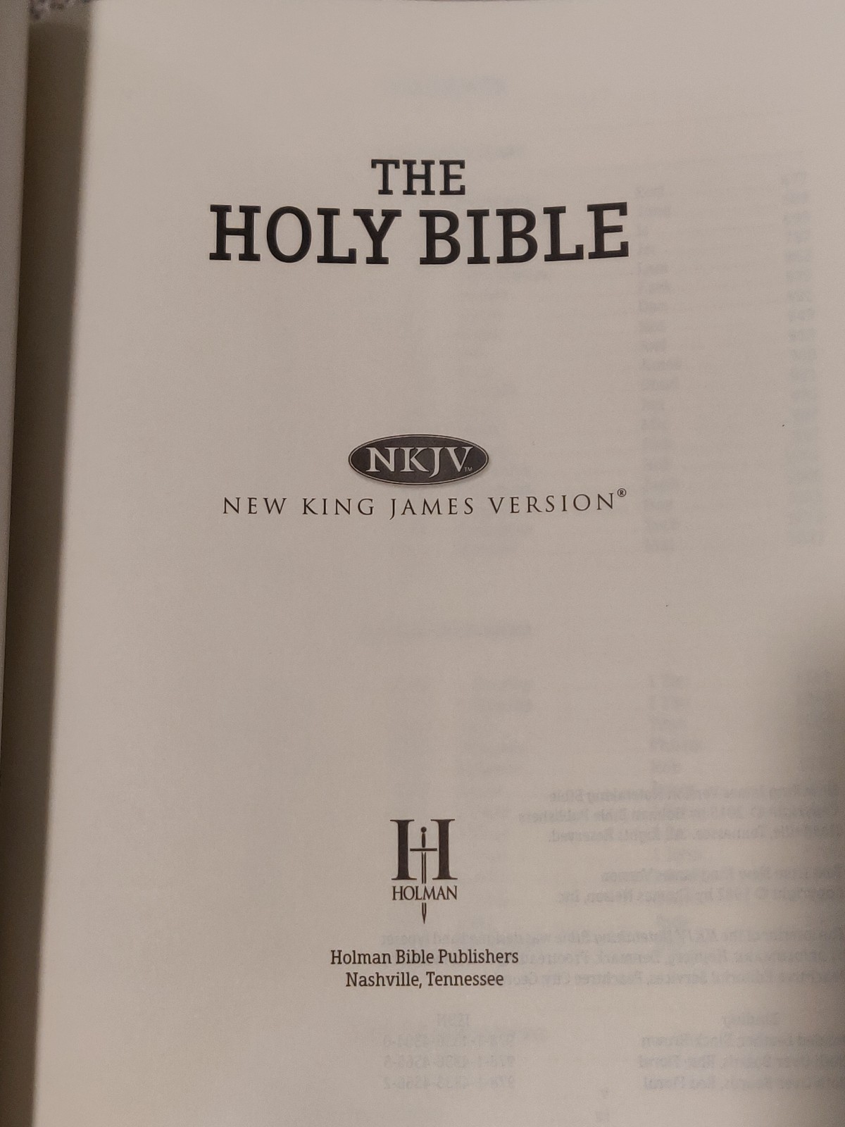 Notetaking Bible NKJV Blue Floral Cloth Board Holman 2015 Journaling Red Letter