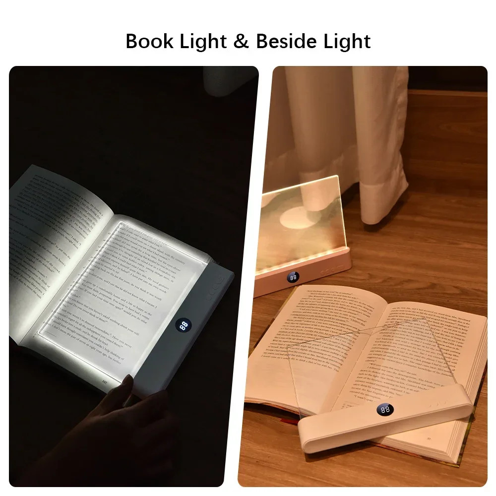 LED Book Reading Light & Night Light 2-in-1 | USB Rechargeable | 3 Color Modes