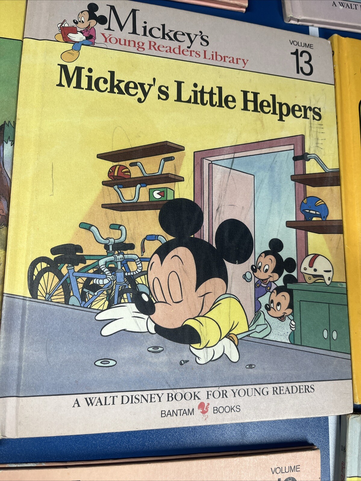 Walt Disney Fun-To-Read Library Lot Set Vintage 1986 1990 Book Hardcovers