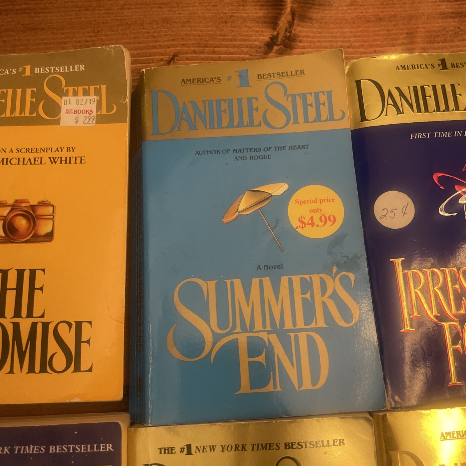 Lot of 10 Danielle Steel Books Romance Assortment As Shown In Pictures
