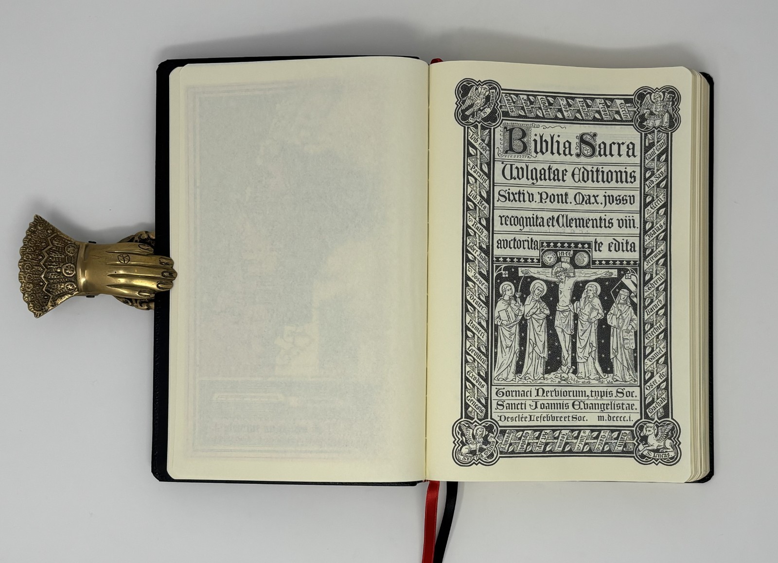Biblia Sacra Latin Vulgate Clementine Edition Catholic Illustrated Bible Reprint