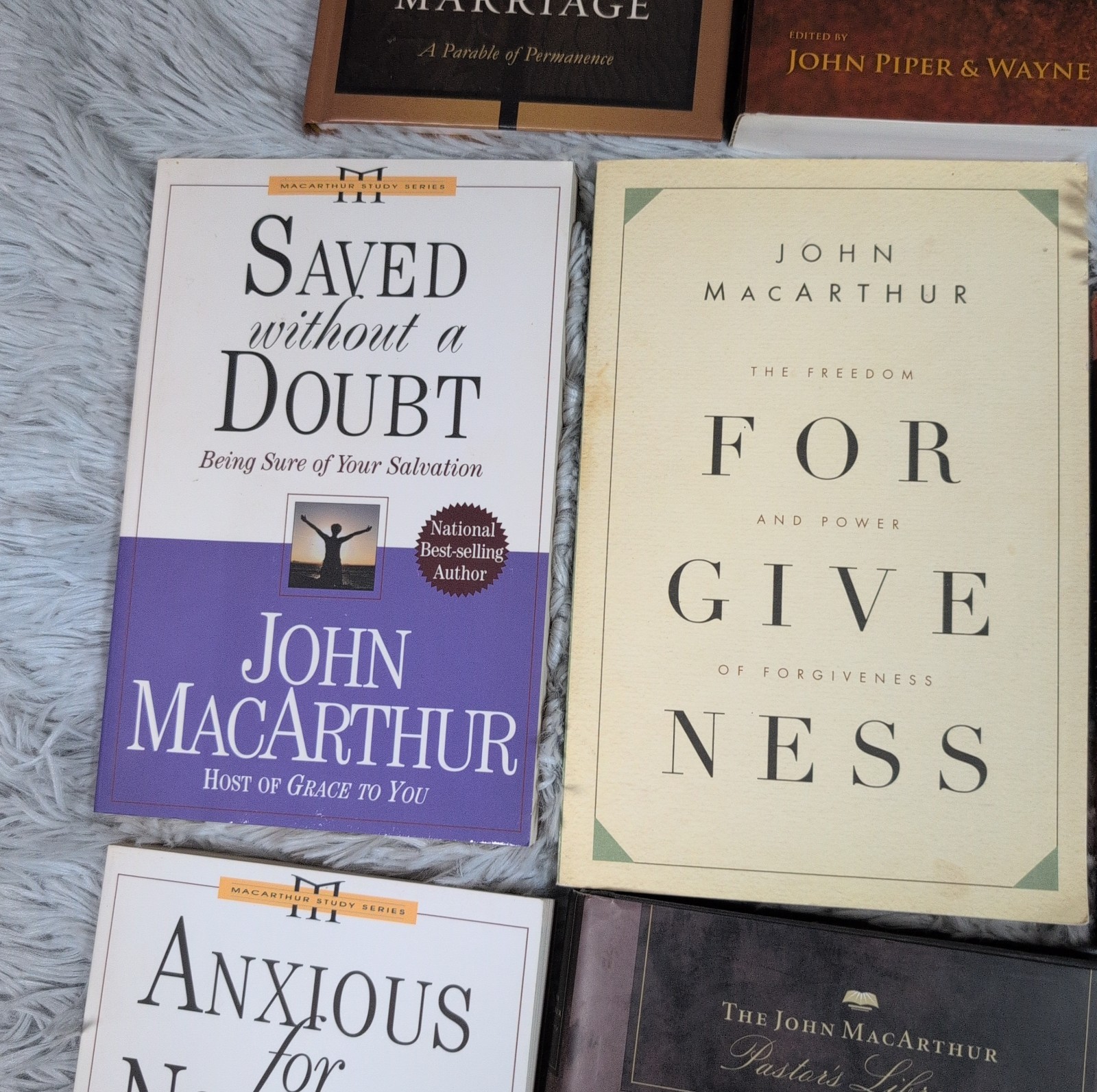 John MacArthur (Jr.) Collection Lot Of 16 Books John Piper Hardcore Softcover