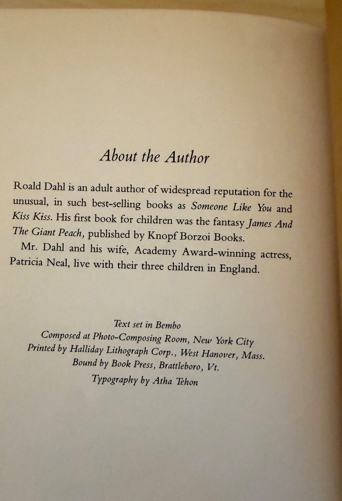Charlie and the Chocolate Factory 1964 1st Ed Rare 2nd Prtg. w/ 5 Line Colophon