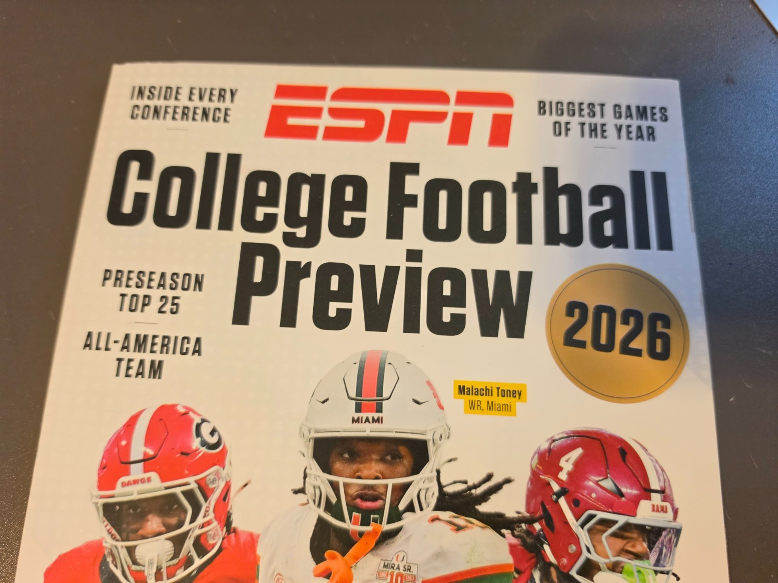 ESPN College Football Preview 2026 – NCAA Football – Preseason Top 25