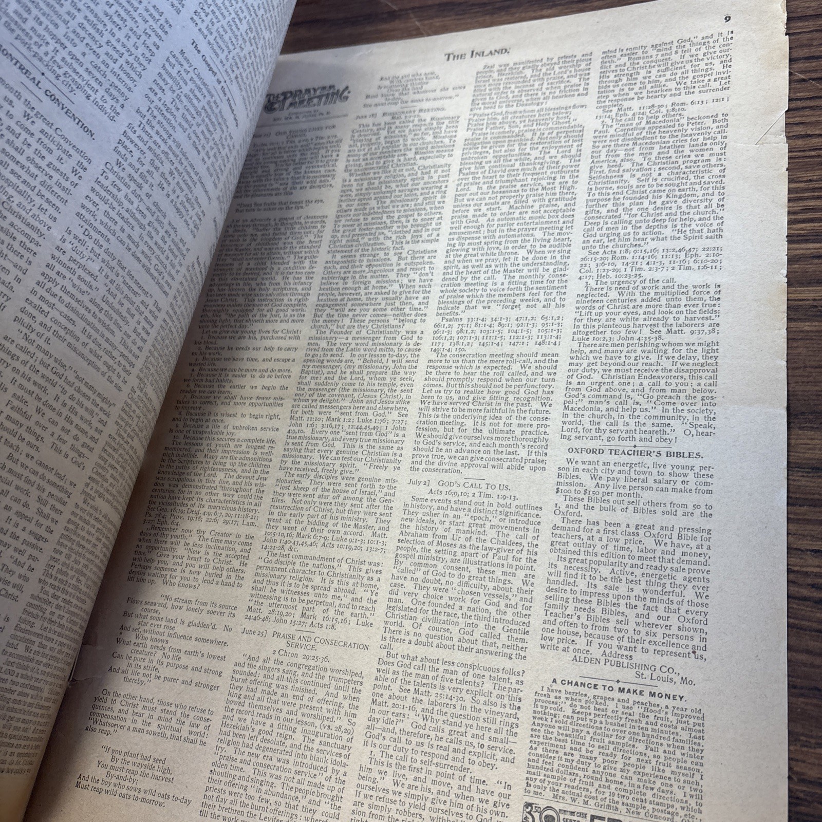 1893 The Inland Illustrated Christian Endeavor Monthly: YMCA Montreal Convention