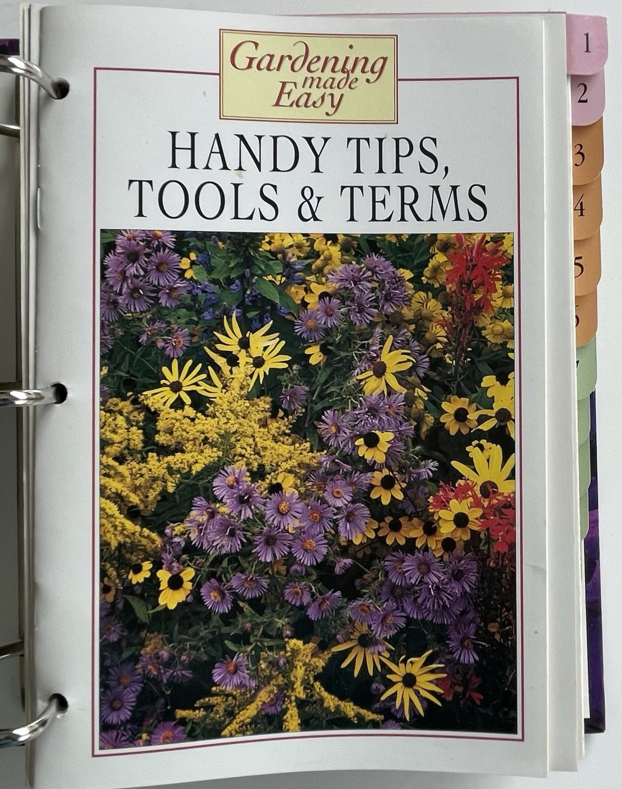 Gardening Made Easy Step-by-Step to a Beautiful Garden 12 Parts Ring Bound HC