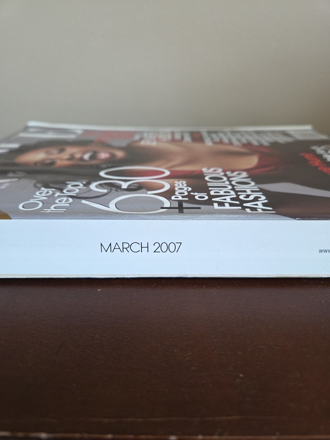 2007 VOGUE Magazine Jennifer Hudson Cover 637 Pages March 2007 Fashion Power
