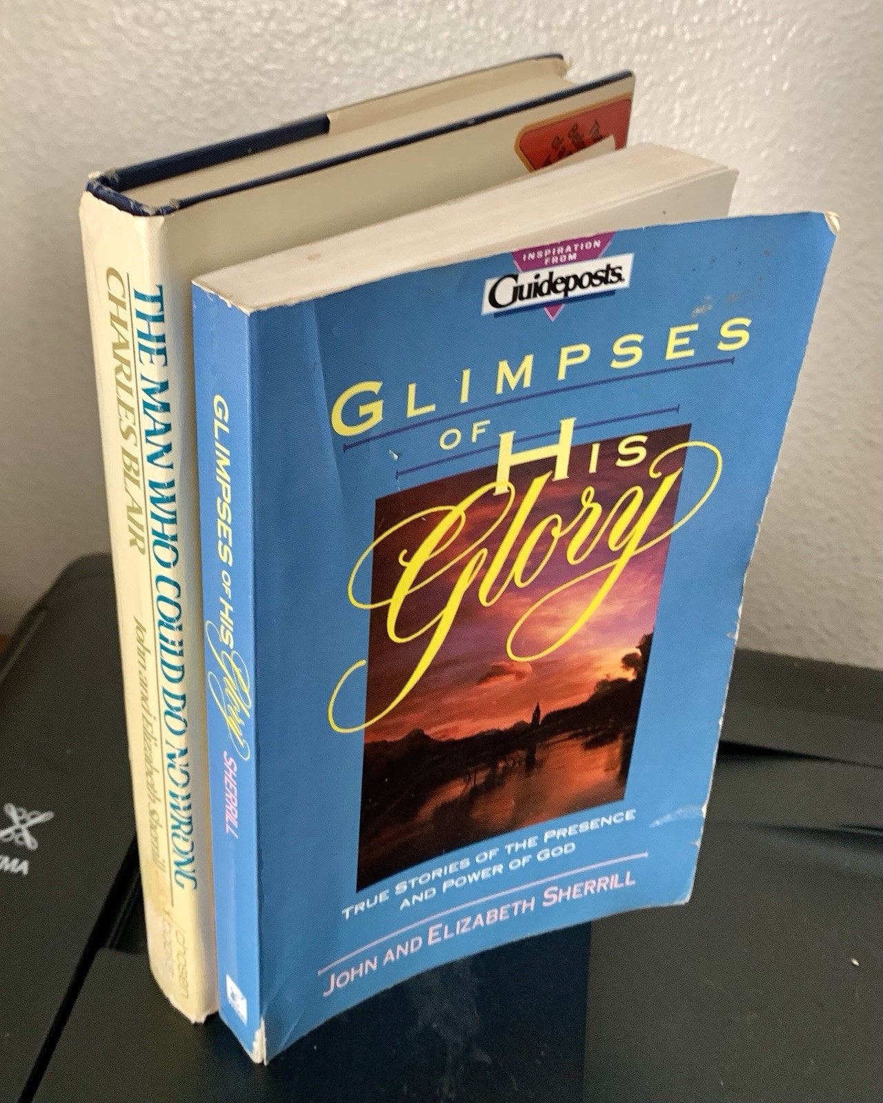 Lot of 2 John Sherrill books: Man who could do no wrong, Glimpses of Glory