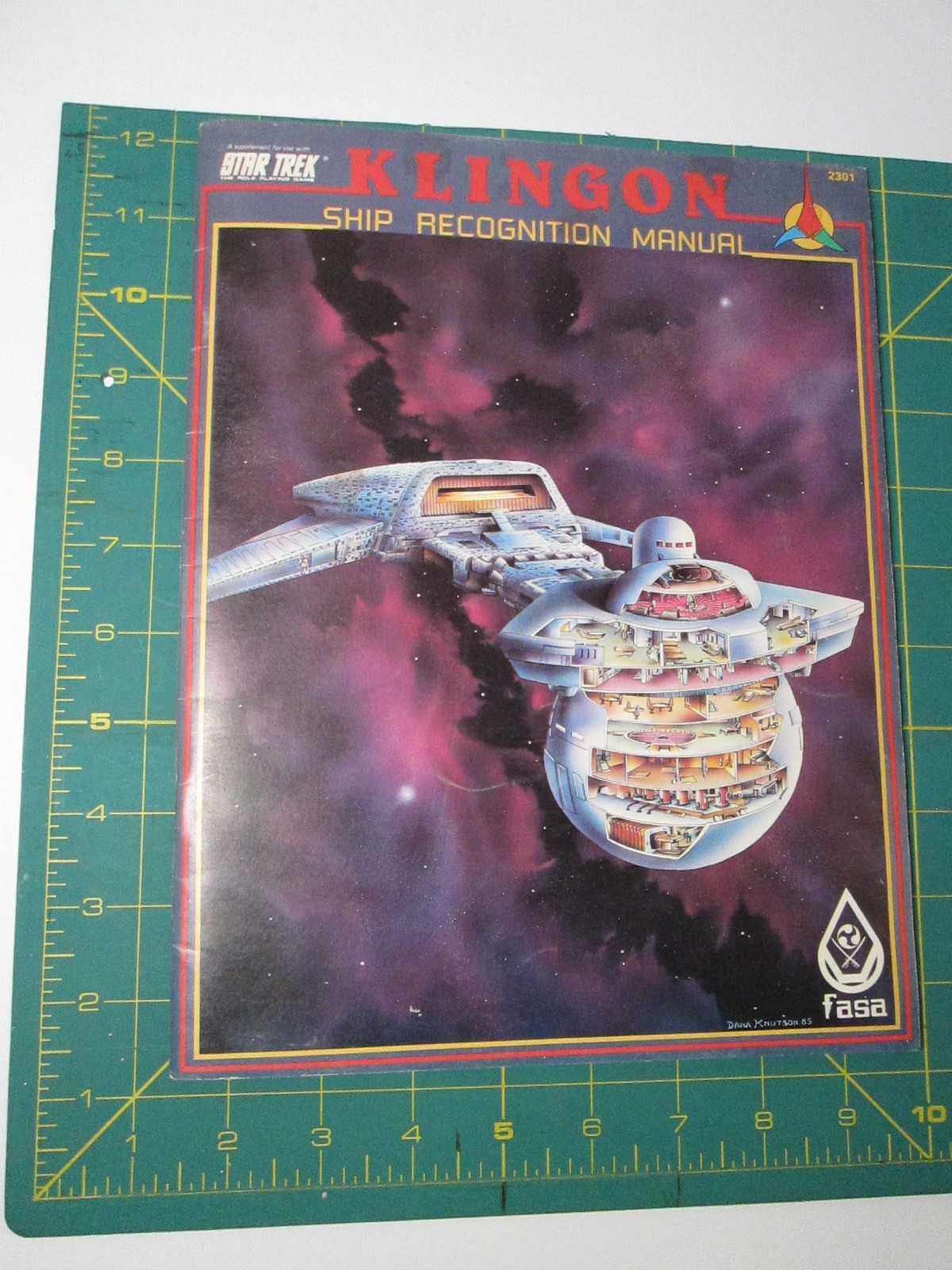 STAR TREK Klingon Ship Recognition Manual 1985 Book Imperial Navy RPG Fleet FASA