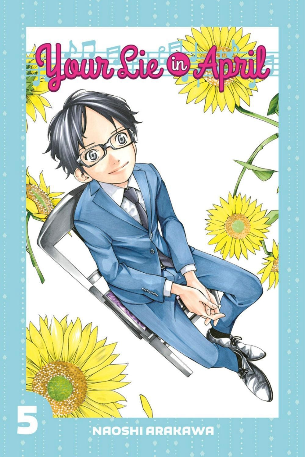 Your Lie In April 5 by Naoshi Arakawa (English) Paperback Book