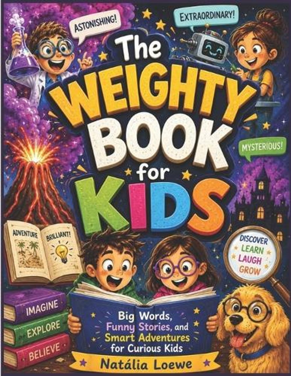 The Weighty Book for Kids: Big Words, Funny Stories, and Smart Adventures for Cu