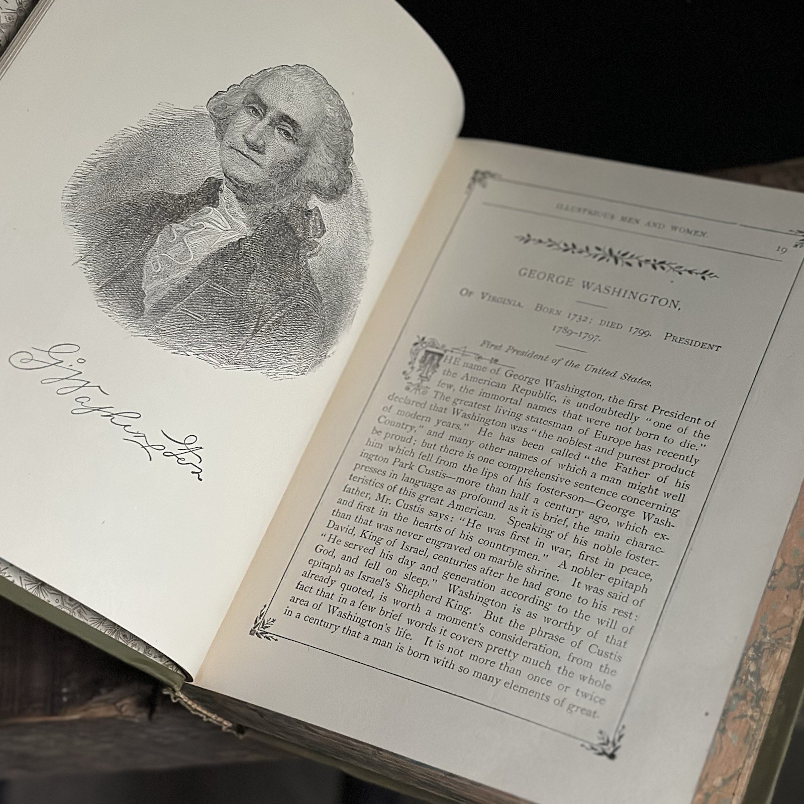 Pleasant Hours with Illustrious Men & Women 1889 Book, Thomas W. Handford