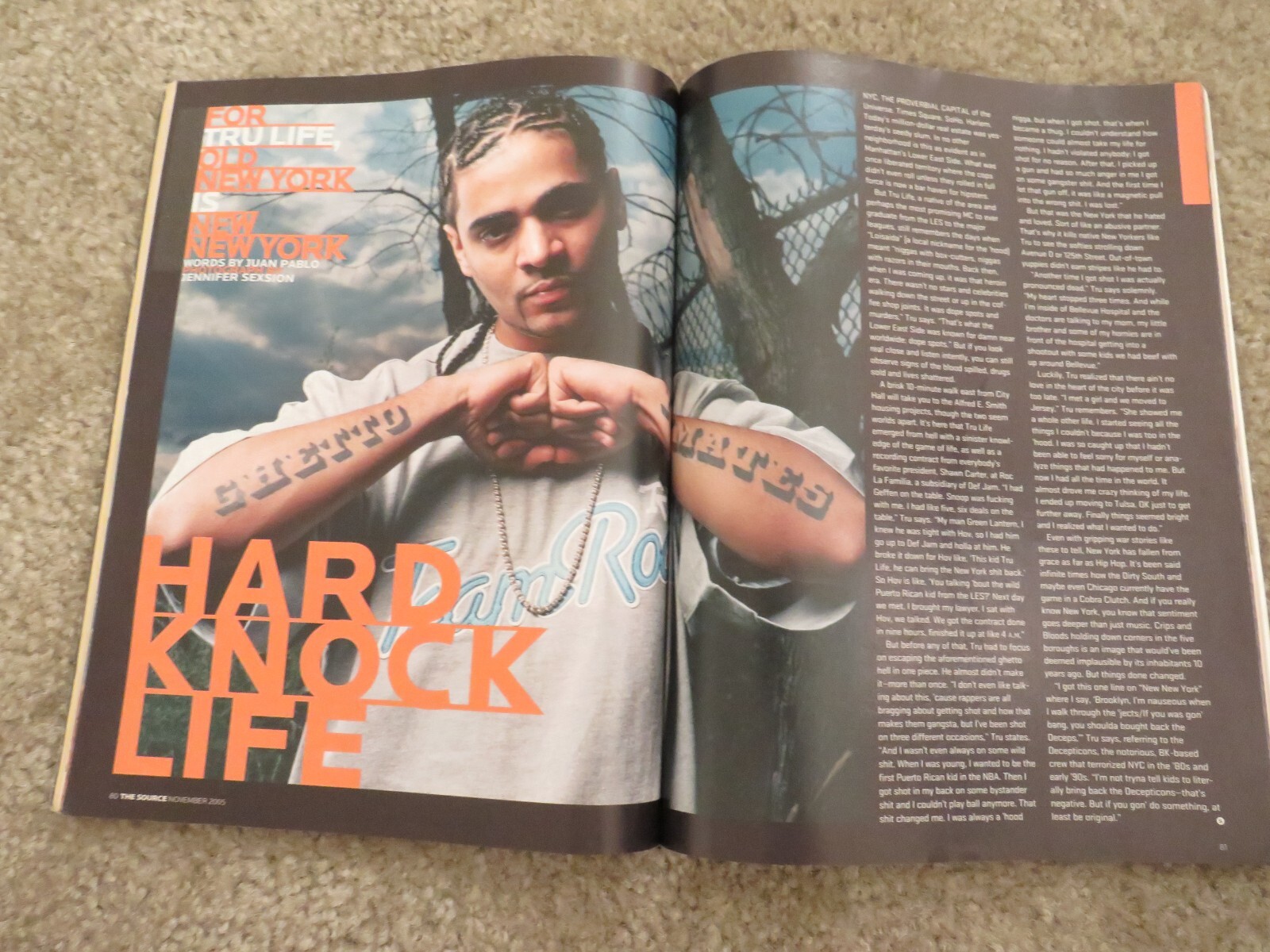 The Source magazine Rap 50 Cent G Unit King T Hot 97 Tru Life Farrakhan Spins