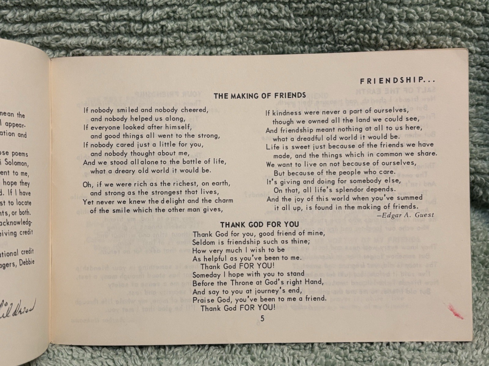 JUNE CHILDRESS “ Junes’s Favorite Book of Poems”. 138 selections, 92 pages.