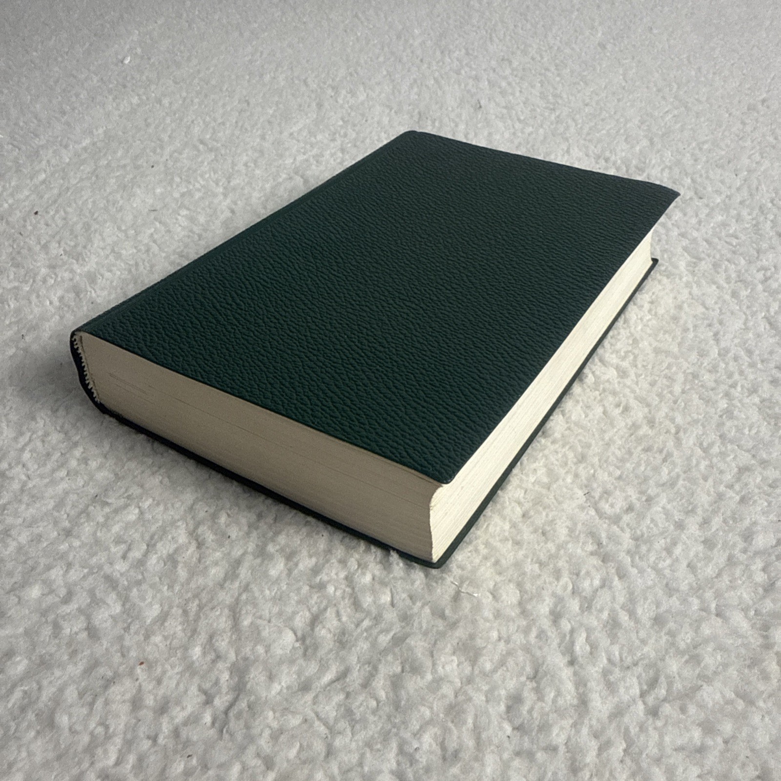 Russian Bible Small. Green Faux Leather Bound. Text Entirely In Russian 6x4x1”