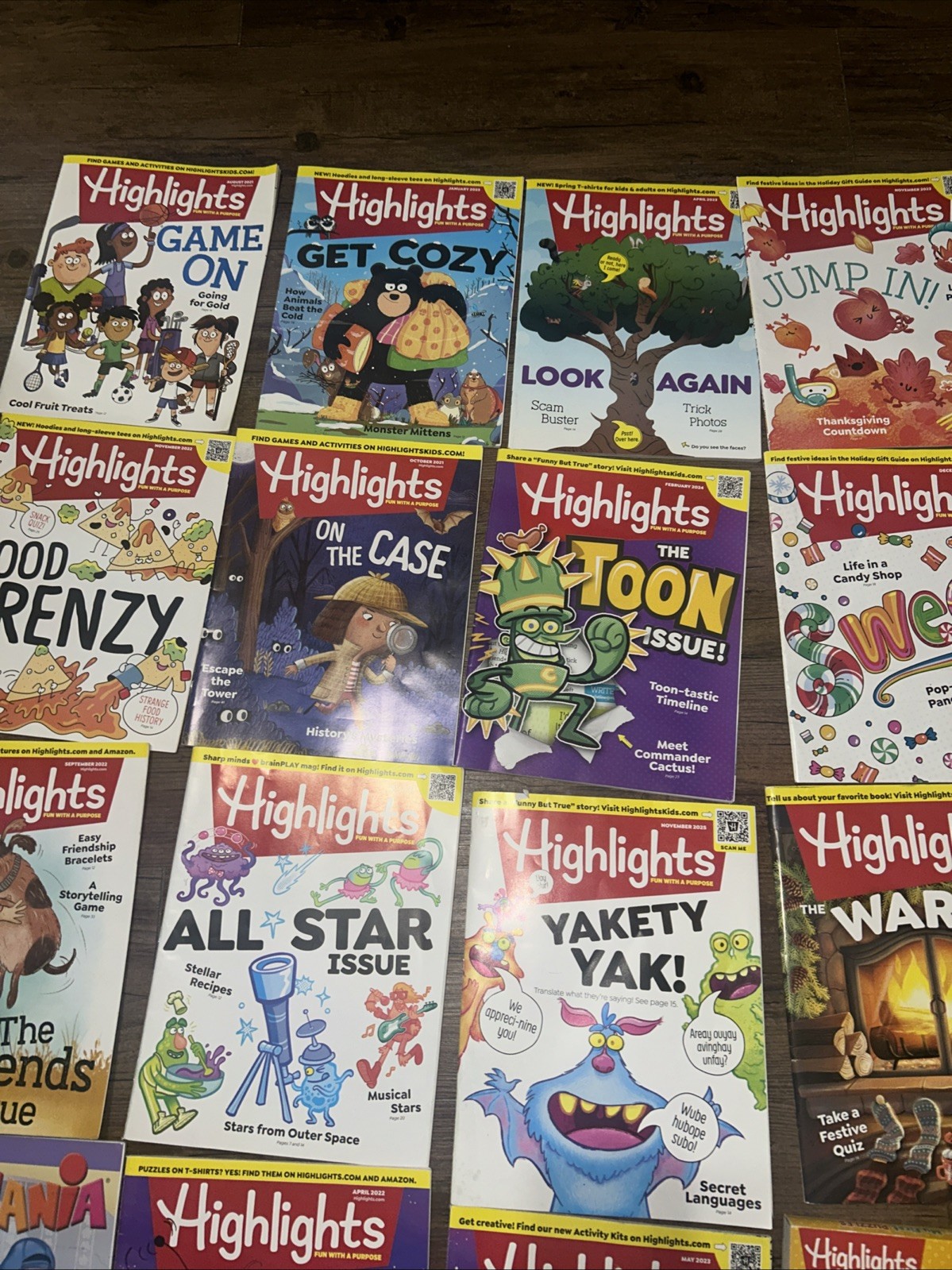 Highlights Magazines Lot 20 Kids Education Activities Stories Puzzles Craft Draw