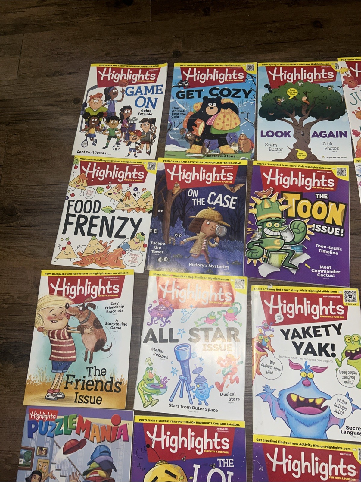 Highlights Magazines Lot 20 Kids Education Activities Stories Puzzles Craft Draw