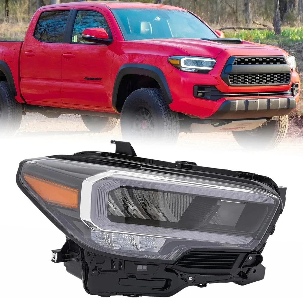 For 2020 2021 2022 2023 Toyota Tacoma Headlight Assembly – LED Headlamp, W/Led D