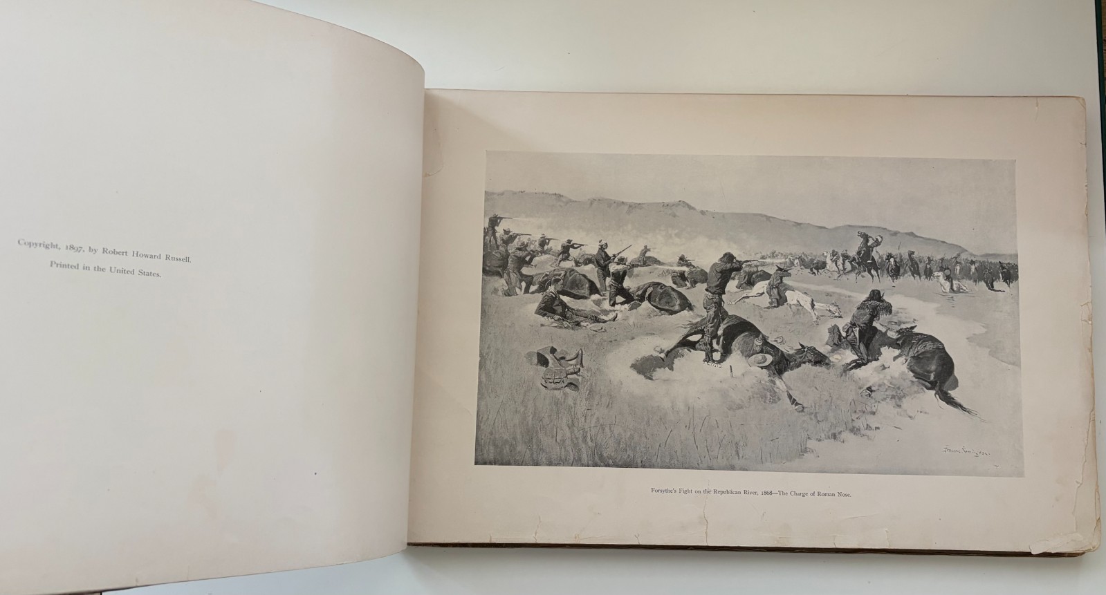 Drawings by Frederic Remington 1897 First Edition Hardcover 61 Plates