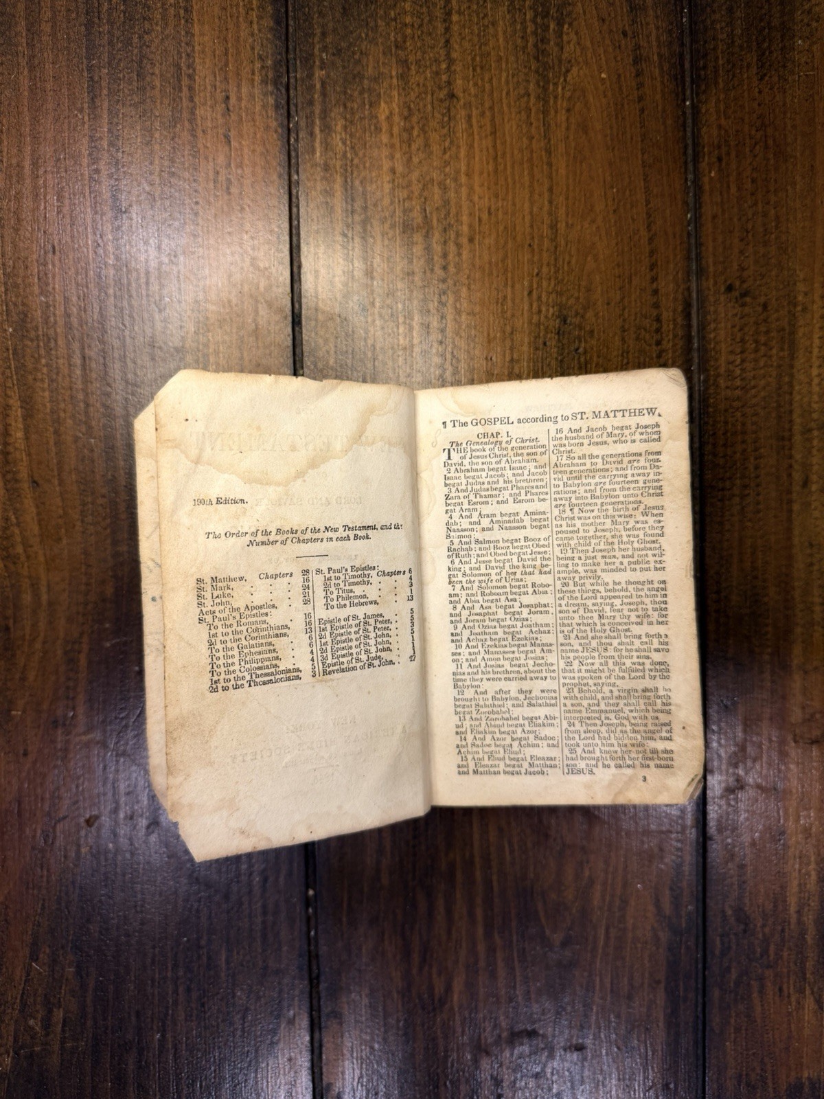 1845 Bible (New Testament) English/American