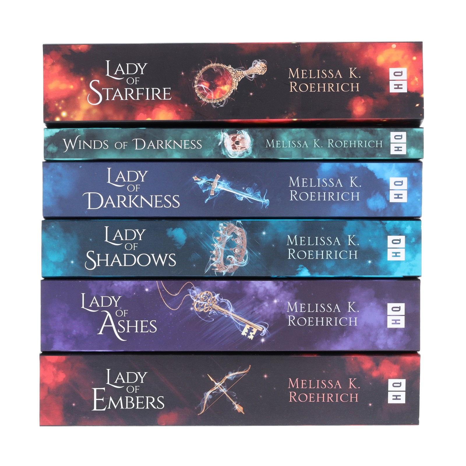 Lady of Darkness Series by Melissa K. Roehrich 6 Books Set – PB