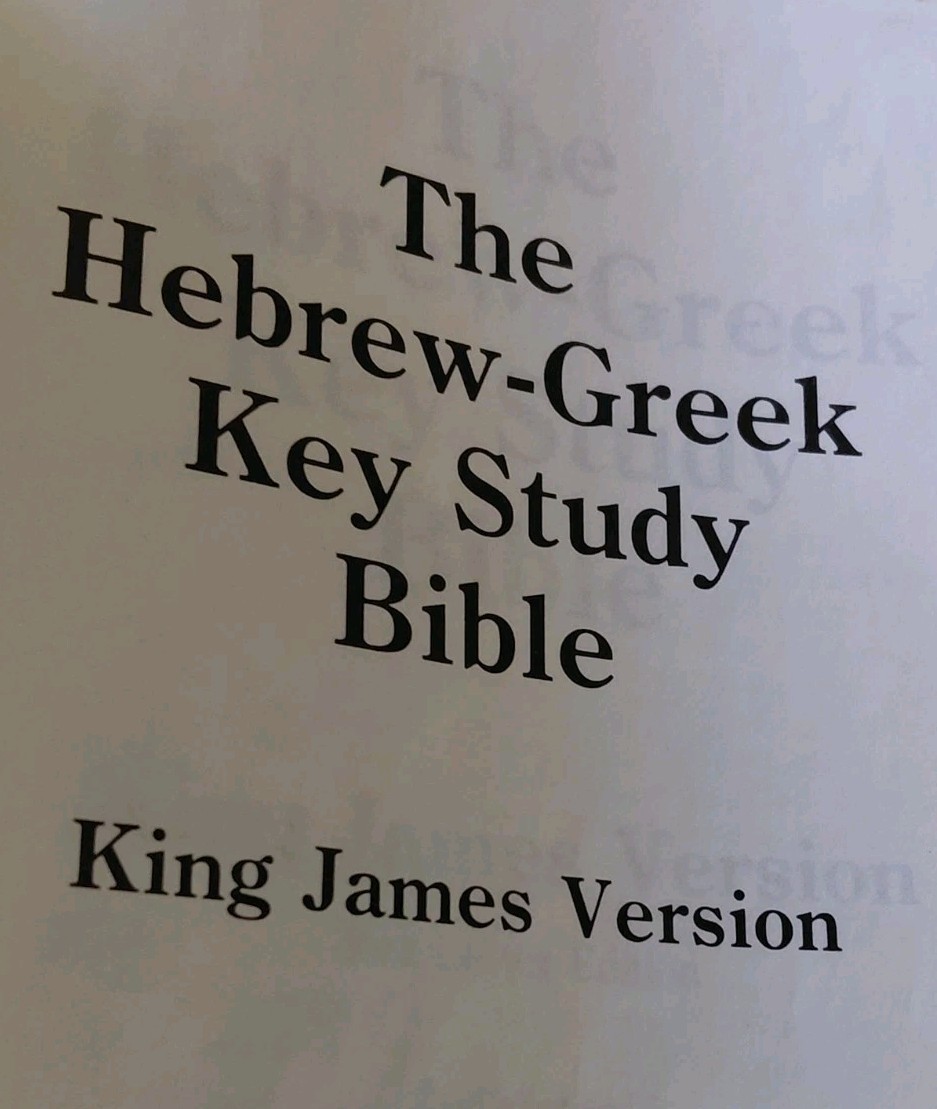 Hebrew Greek Key Study Bible Leather KJV Zodhiates AMG Concordance Red Letter