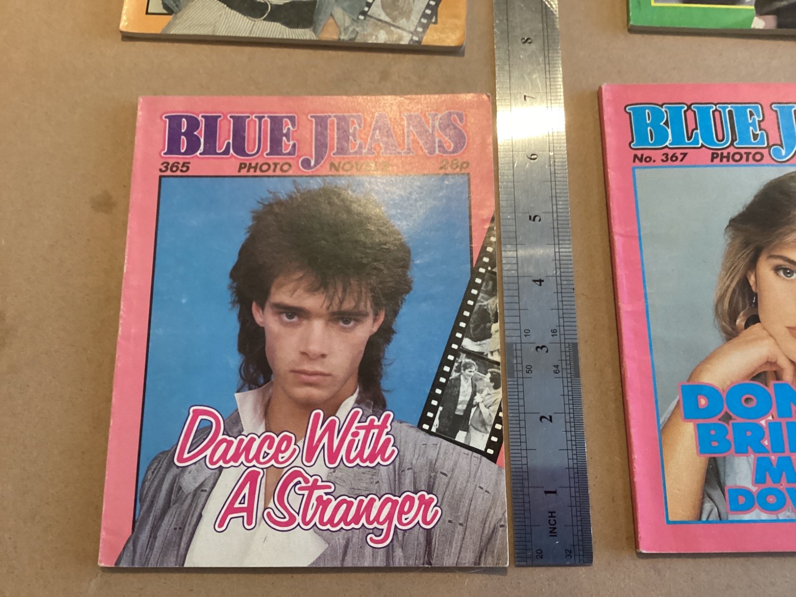 Four 1980s Vintage Blue Jeans Photo novels no.s 347, 355, 365 & 367 #39