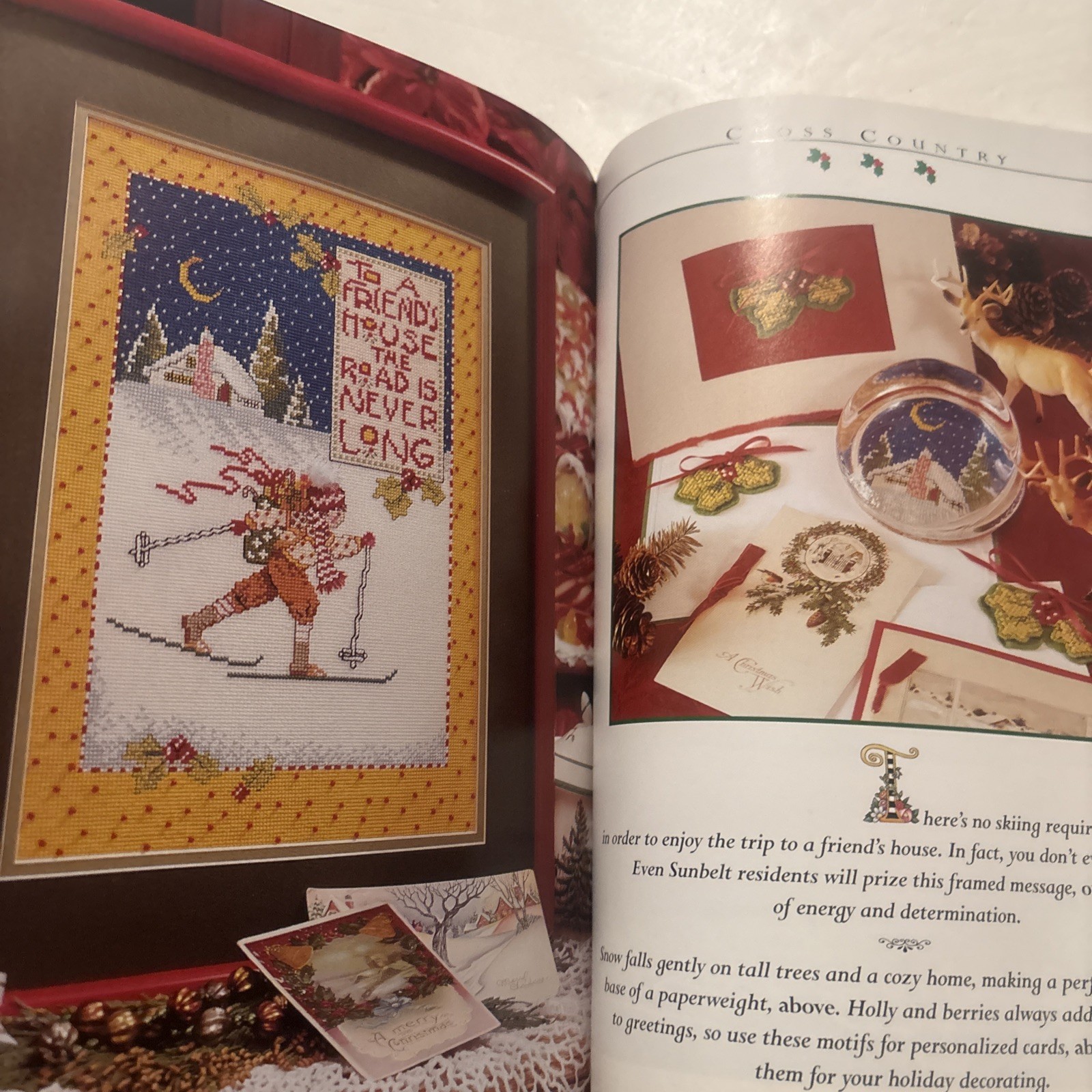MARY ENGELBREIT Cross-Stitch Book Make a Wish 1996 HC 1st Ed. 191 pages